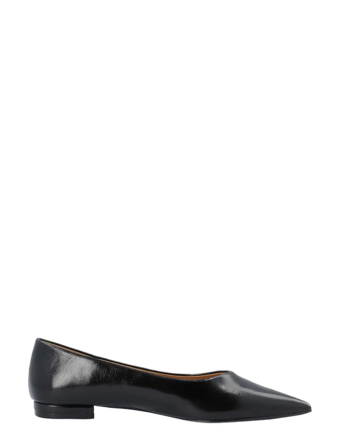 Bianco - BIABARI Pointy Flat Faux Leather - black pratia - 2