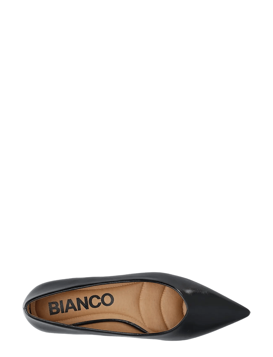 Bianco - BIABARI Pointy Flat Faux Leather - special occasions - black pratia - 3