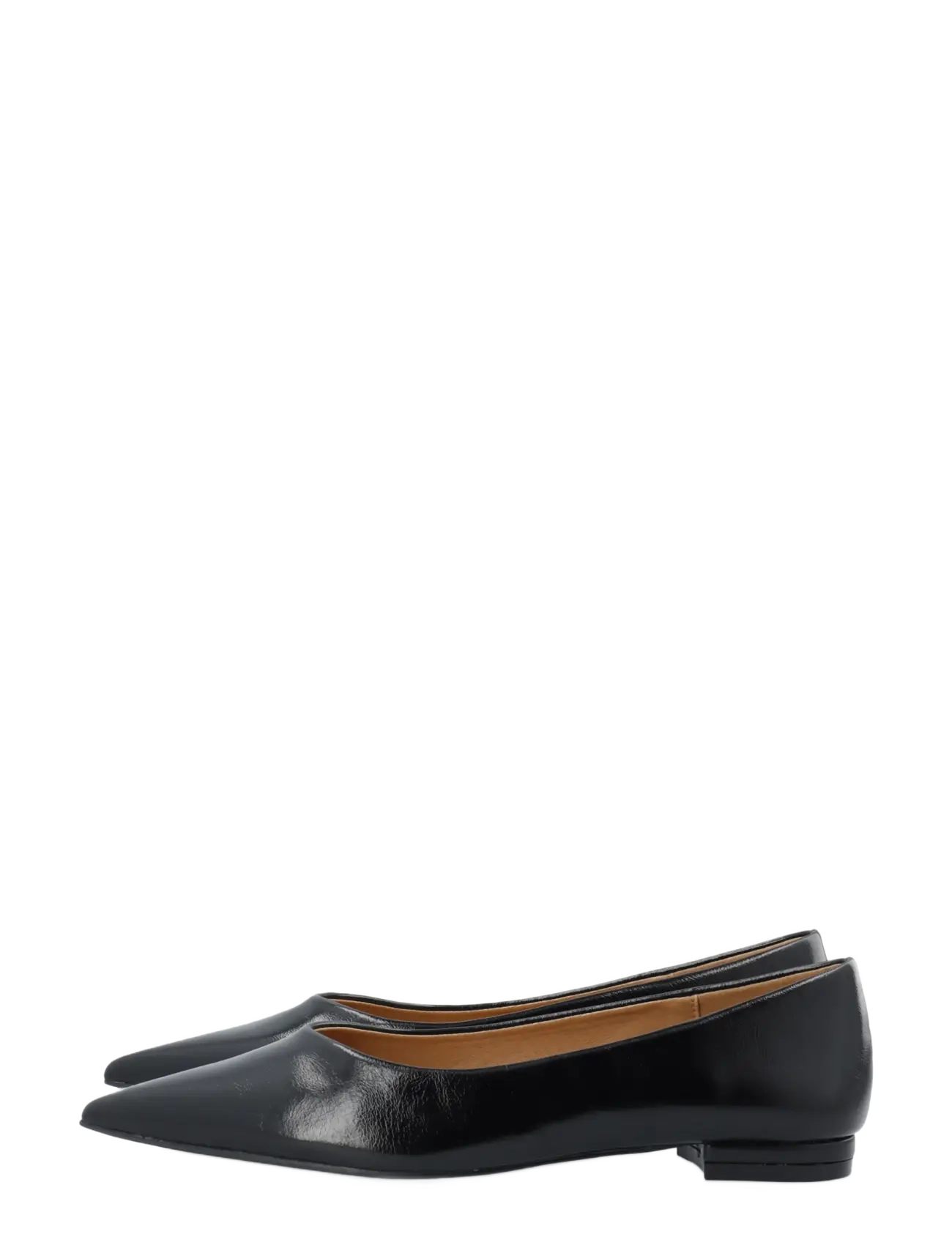 Bianco - BIABARI Pointy Flat Faux Leather - black pratia - 4