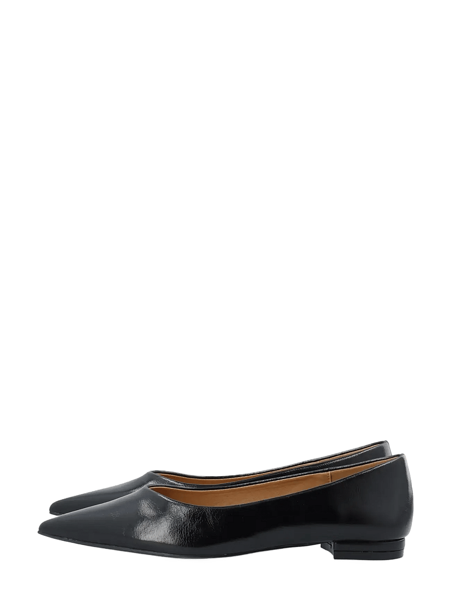 Bianco - BIABARI Pointy Flat Faux Leather - special occasions - black pratia - 4
