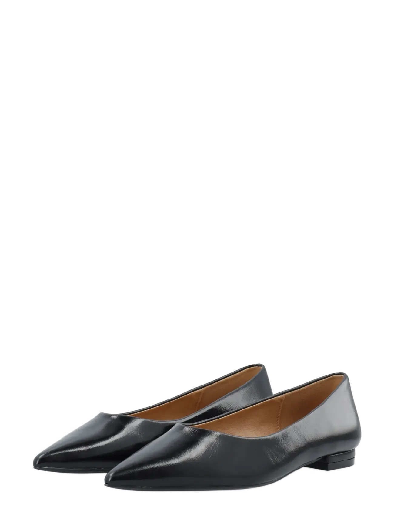 Bianco - BIABARI Pointy Flat Faux Leather - black pratia - 5