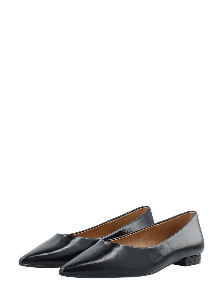 Bianco - BIABARI Pointy Flat Faux Leather - special occasions - black pratia - 5