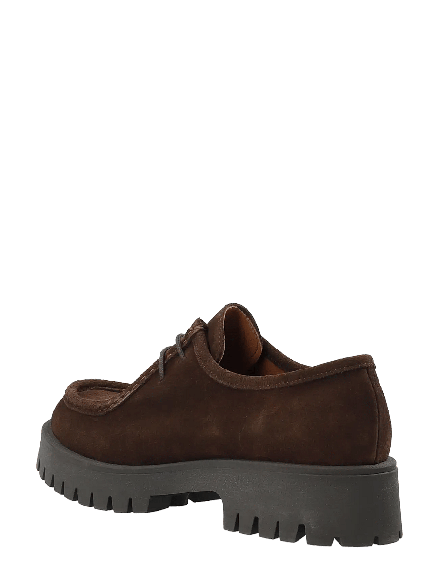 Bianco - BIALEO Moc Toe Shoe Suede - loafers - brown - 2