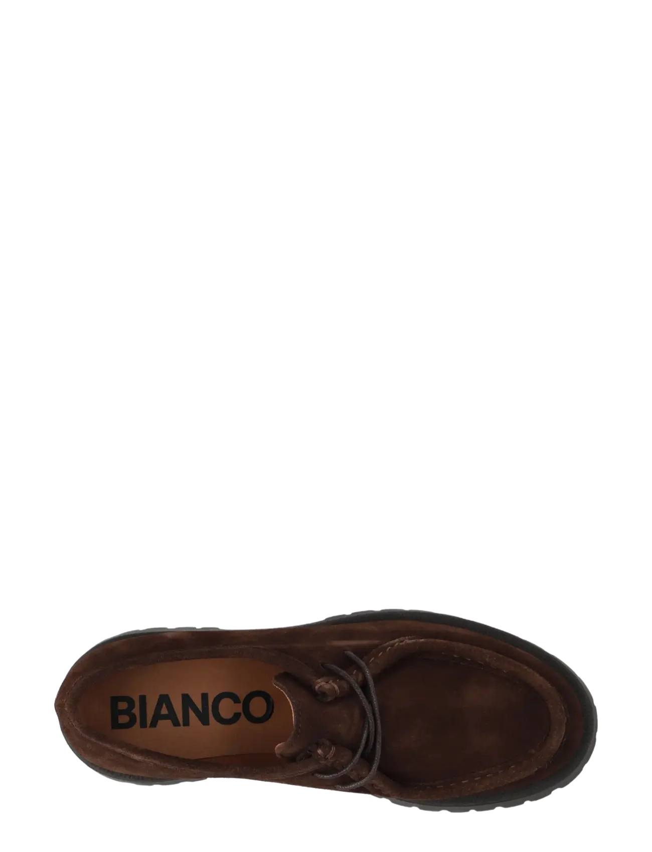 Bianco - BIALEO Moc Toe Shoe Suede - loafers - brown - 4