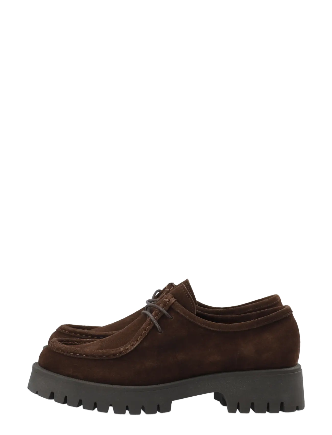 Bianco - BIALEO Moc Toe Shoe Suede - loafers - brown - 5