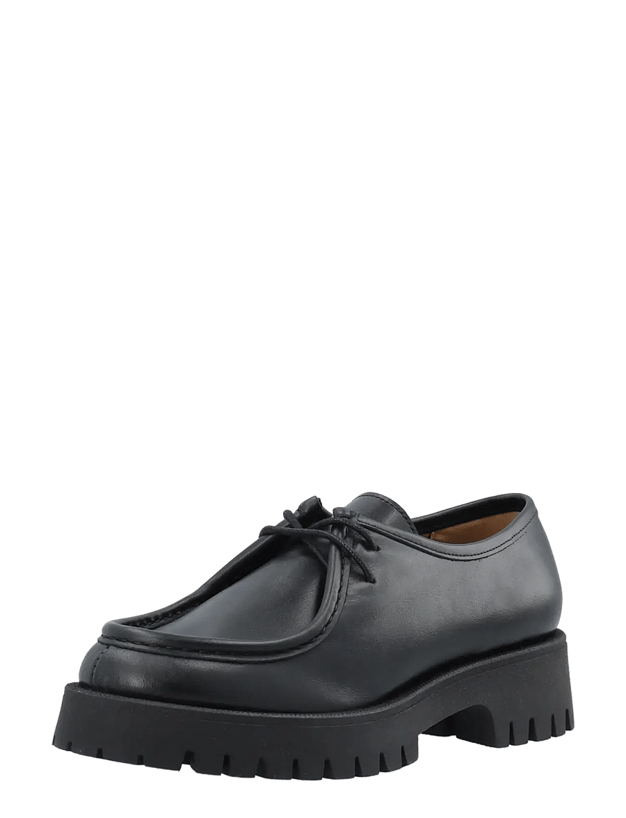 Bianco - BIALEO Moc Toe Shoe Smooth Leather - loafers - black - 0