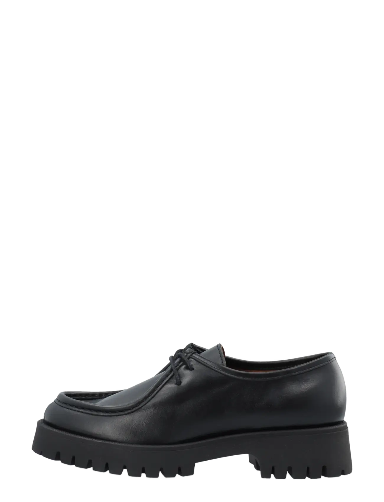Bianco - BIALEO Moc Toe Shoe Smooth Leather - loafers - black - 1