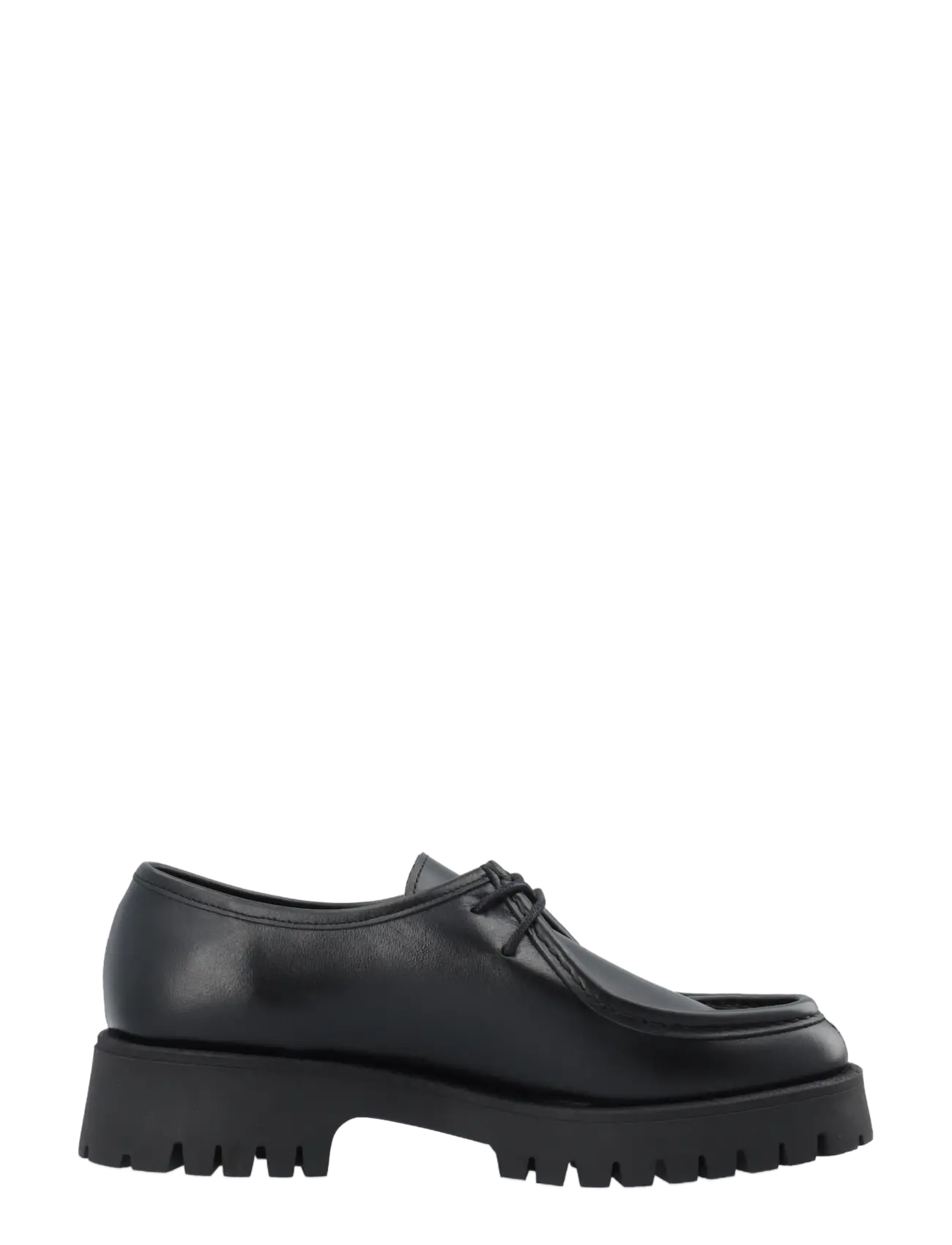 Bianco - BIALEO Moc Toe Shoe Smooth Leather - loafers - black - 3
