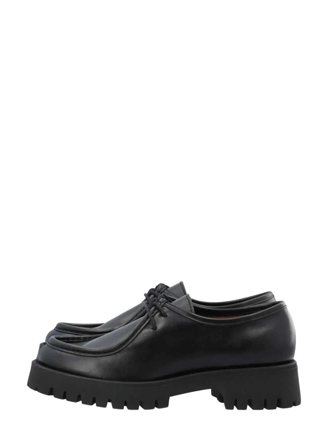 Bianco - BIALEO Moc Toe Shoe Smooth Leather - loafers - black - 5