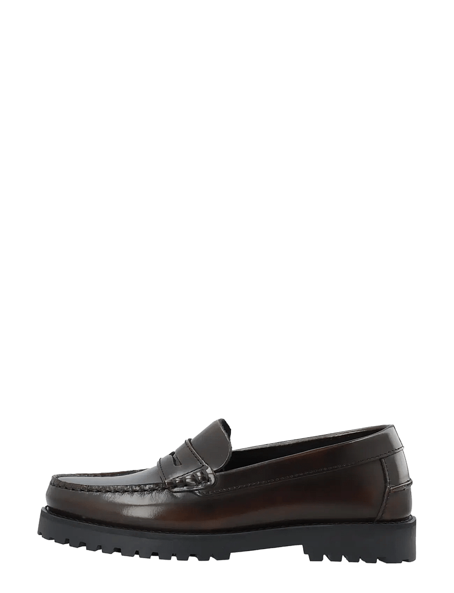 Bianco - BIACAPRI Penny Loafer Polido - mode trends - brown - 1