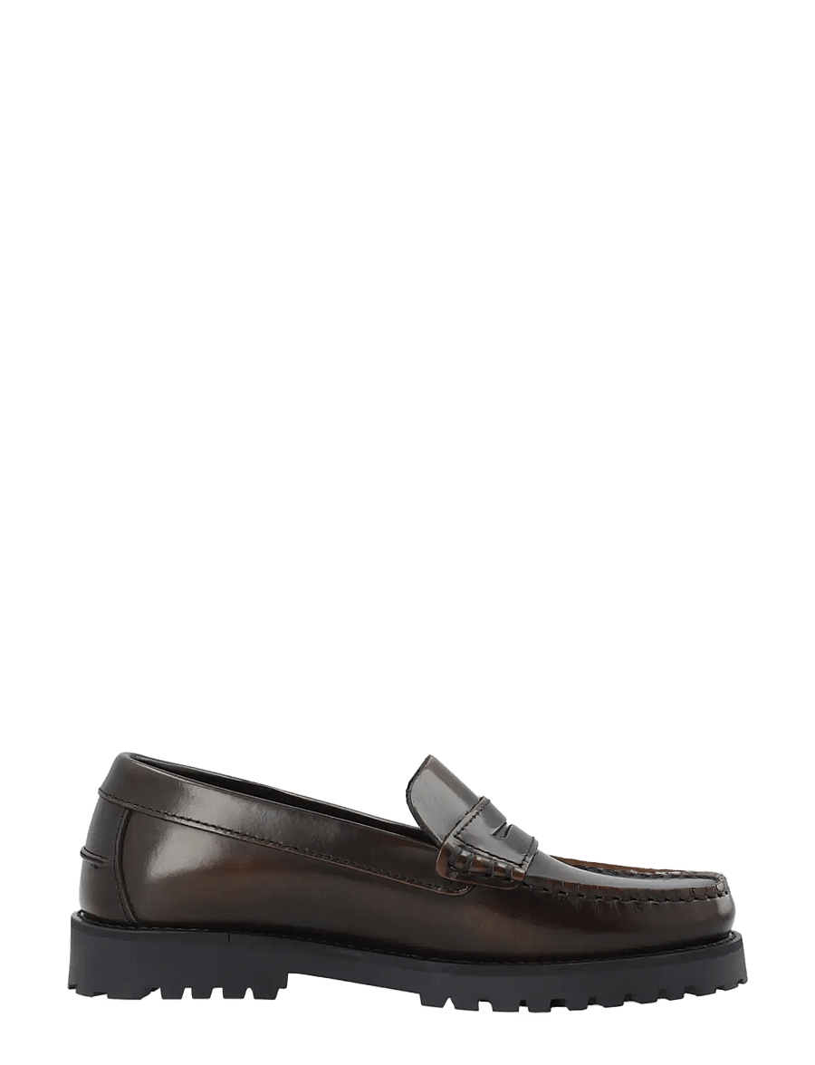 Bianco - BIACAPRI Penny Loafer Polido - mode trends - brown - 3