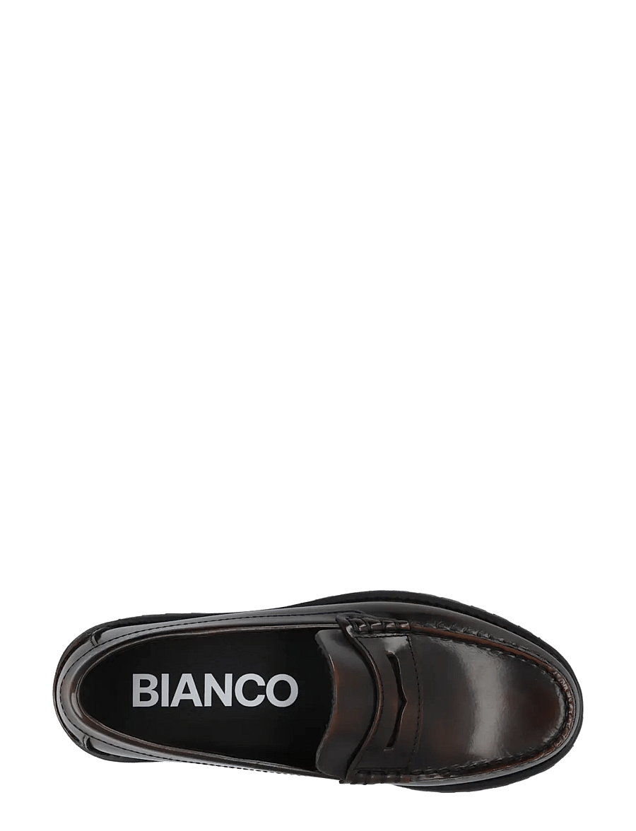 Bianco - BIACAPRI Penny Loafer Polido - mode trends - brown - 4