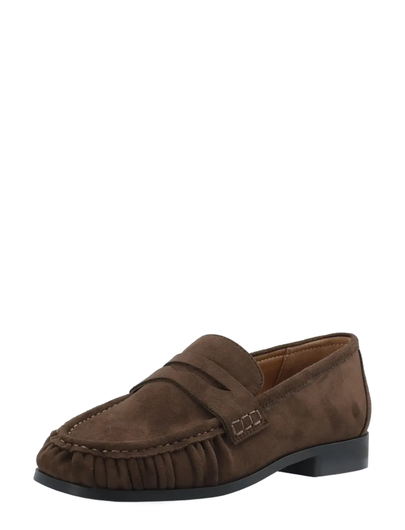 Bianco Biacarma Penny Loafer Faux Suede, 40, Loafers, Braun - Flat Frauen