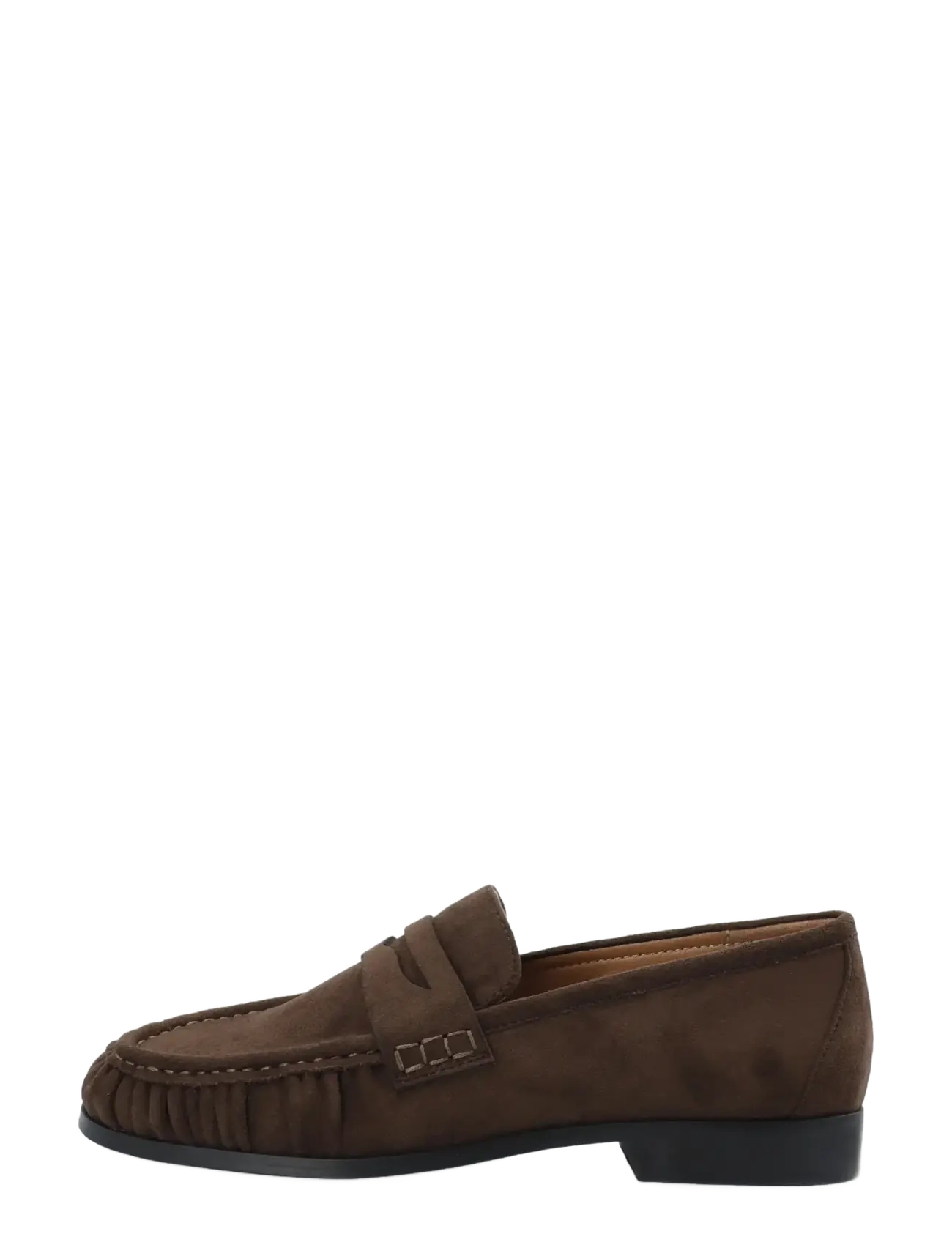 Bianco - BIACARMA Penny Loafer Faux Suede - modetrends - brown - 1