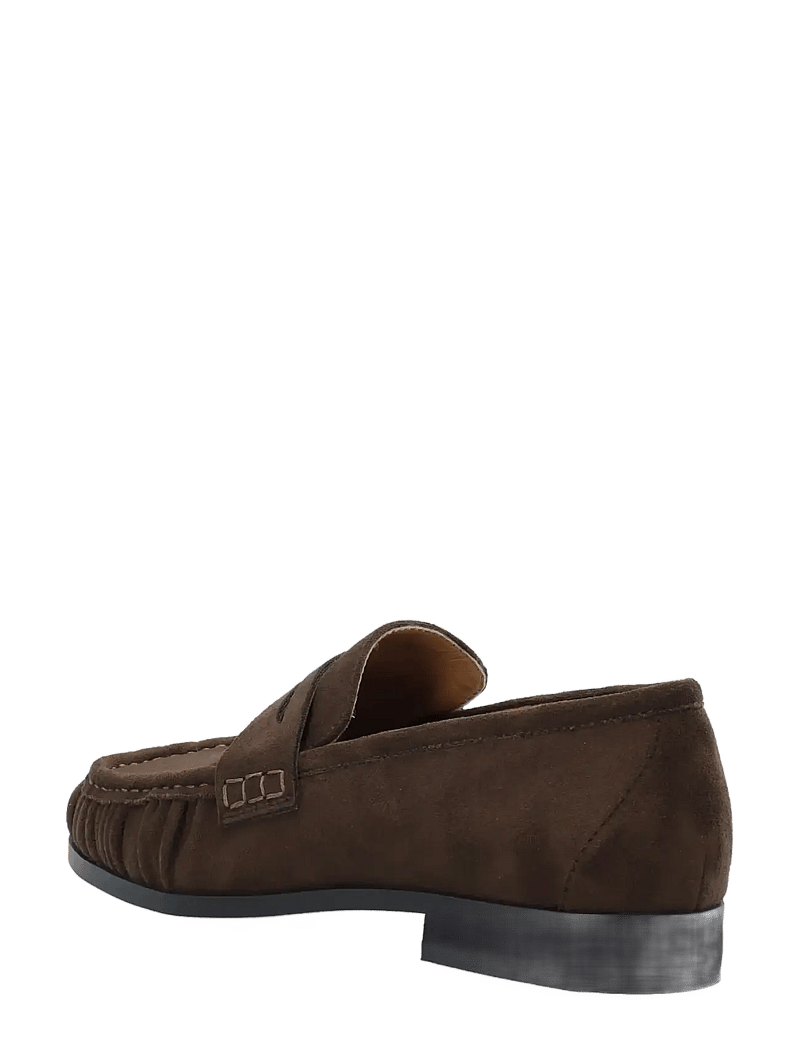 Bianco - BIACARMA Penny Loafer Faux Suede - moetrendid - brown - 2