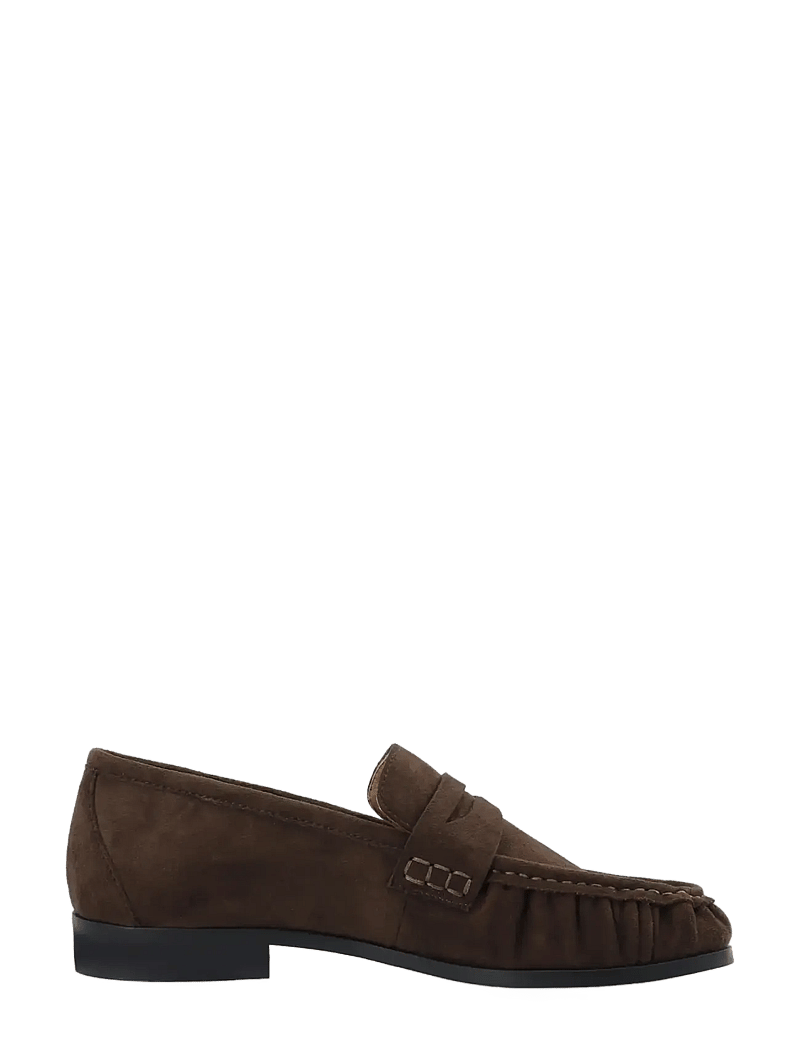 Bianco - BIACARMA Penny Loafer Faux Suede - moetrendid - brown - 3