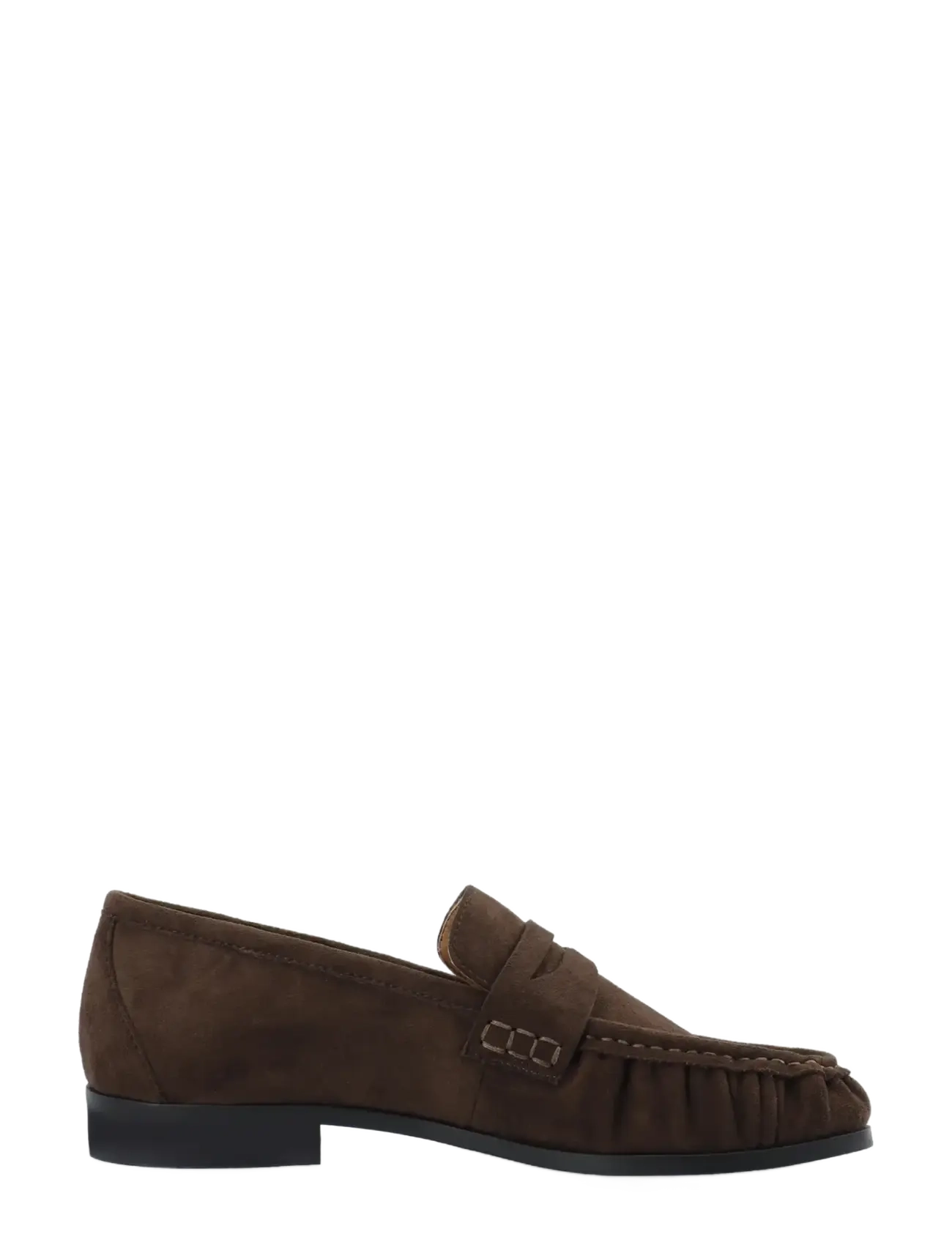 Bianco - BIACARMA Penny Loafer Faux Suede - modetrends - brown - 3