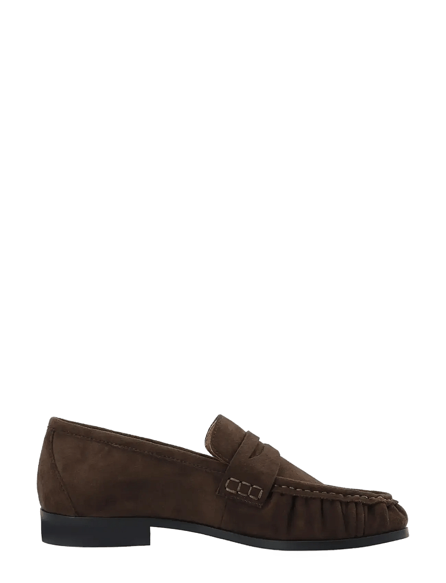 Bianco - BIACARMA Penny Loafer Faux Suede - modetrends - brown - 3