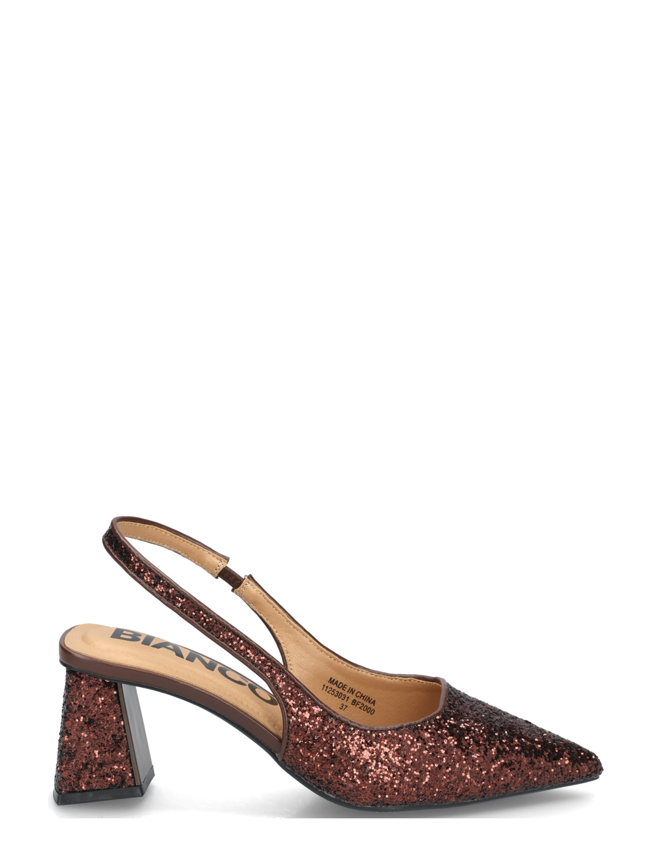 BIANCO Biamaralyn Slingback Glitter pumps dam – bild 3
