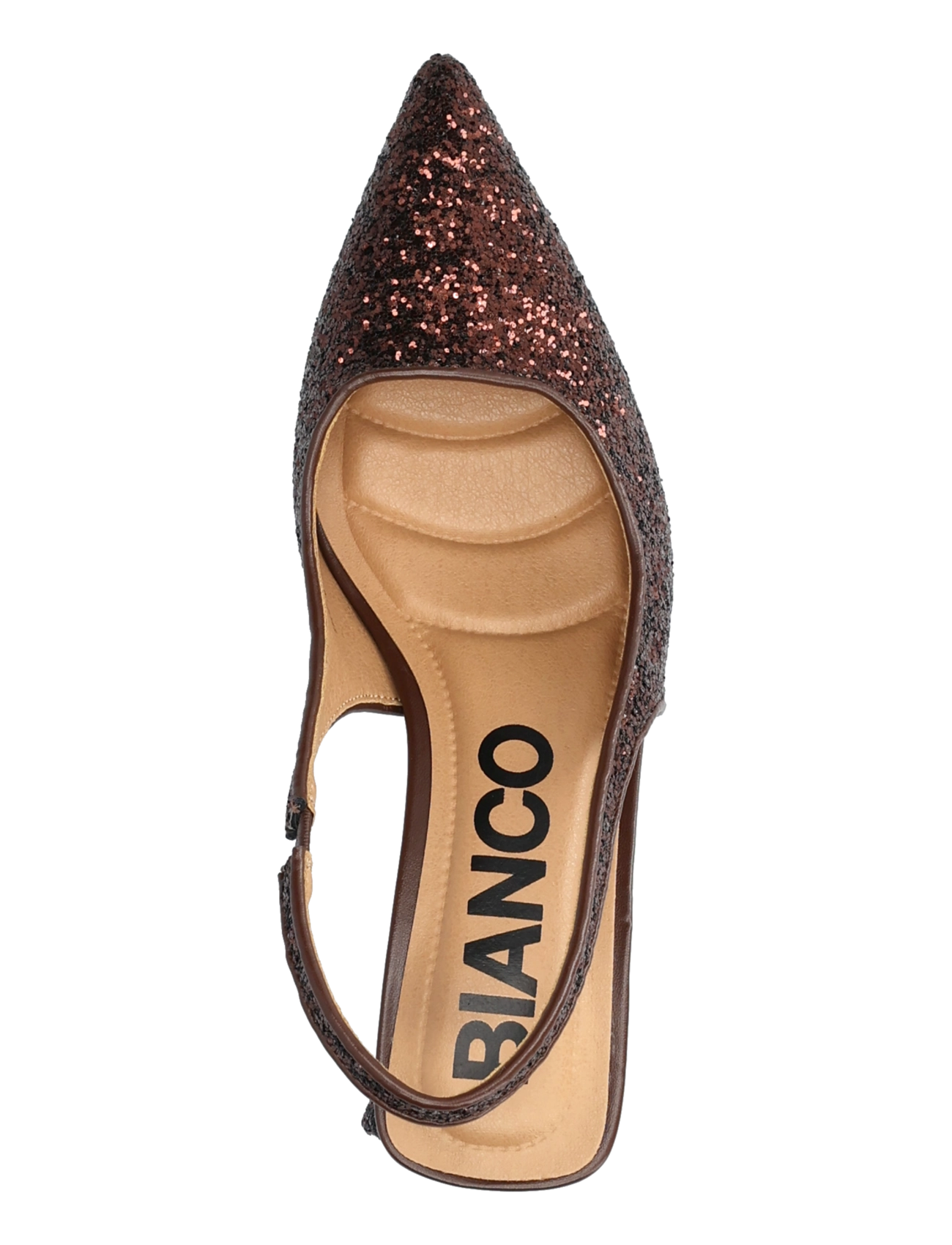 Bianco - BIAMARALYN Slingback Glitter - brown glitter - 3