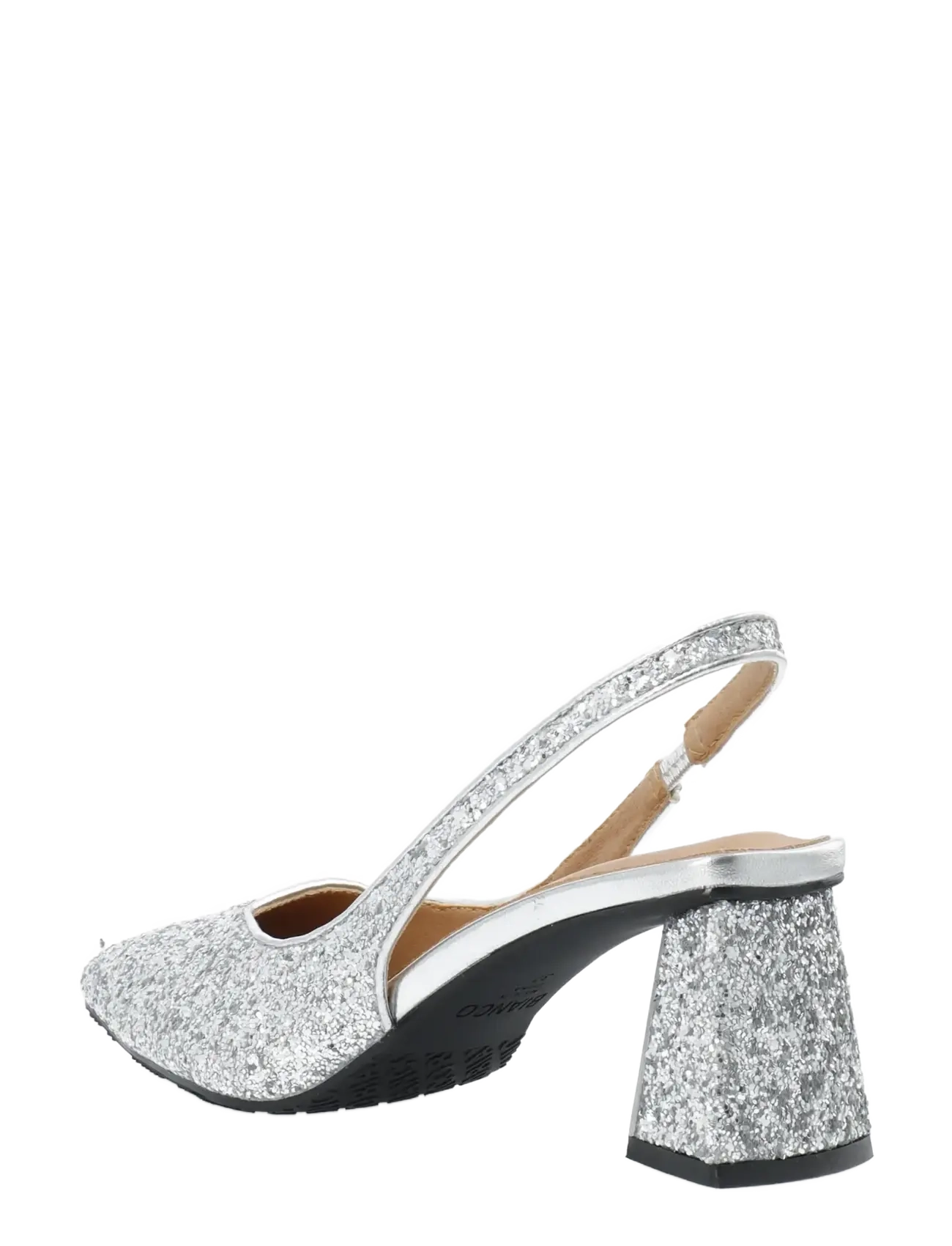 Bianco - BIAMARALYN Slingback Glitter - silver glitter - 2