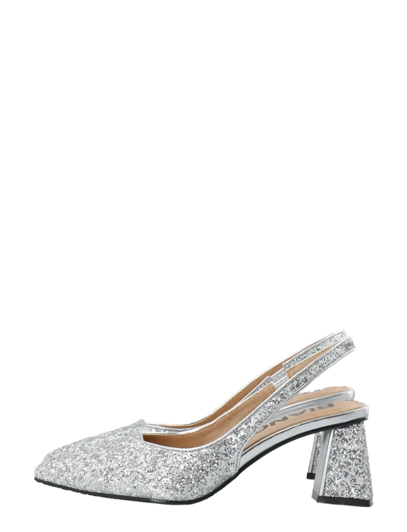 Bianco - BIAMARALYN Slingback Glitter - silver glitter - 5