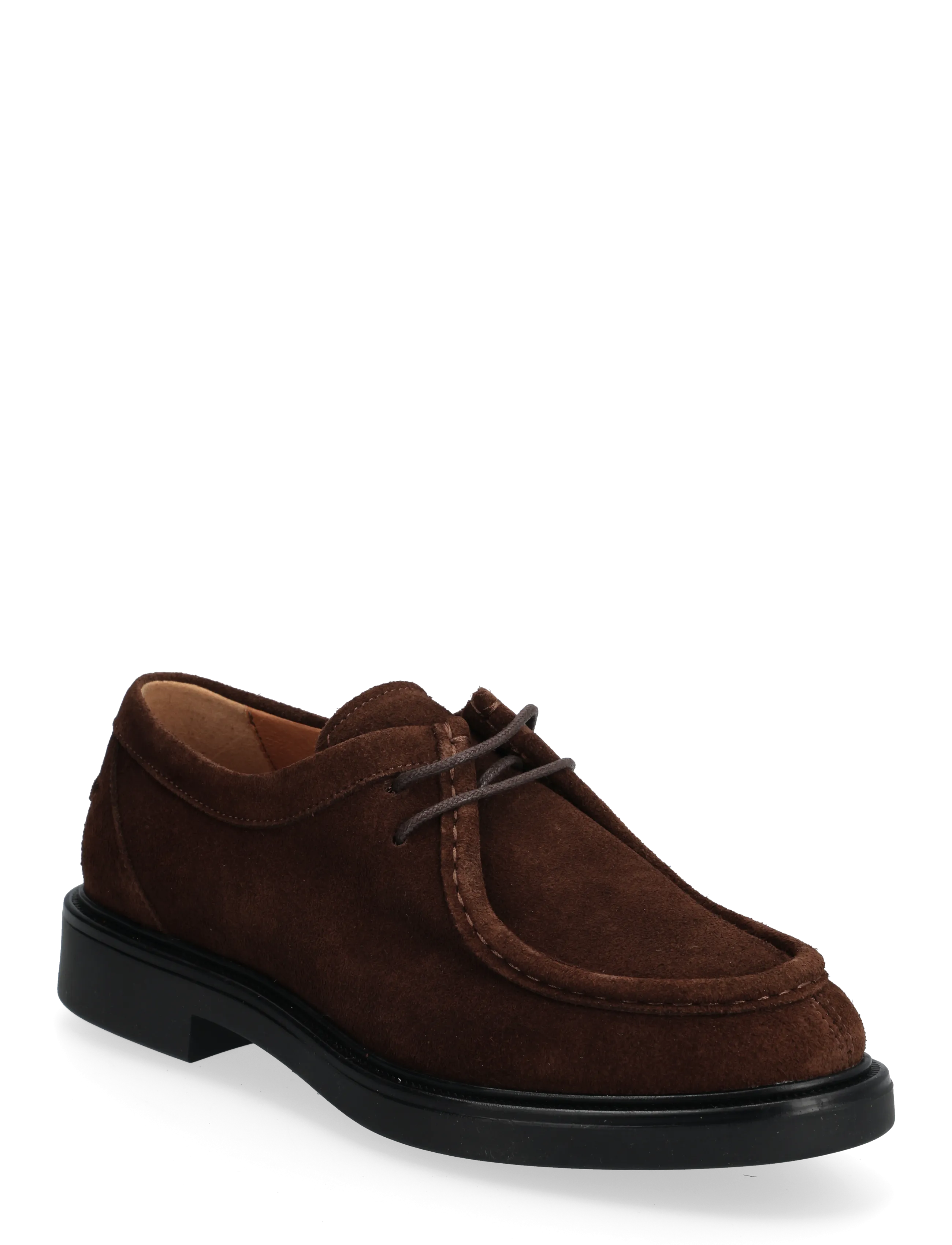 Bianco BIAADDA Moctoe Shoe Suede - Schnürschuhe - DARK BROWN / brown