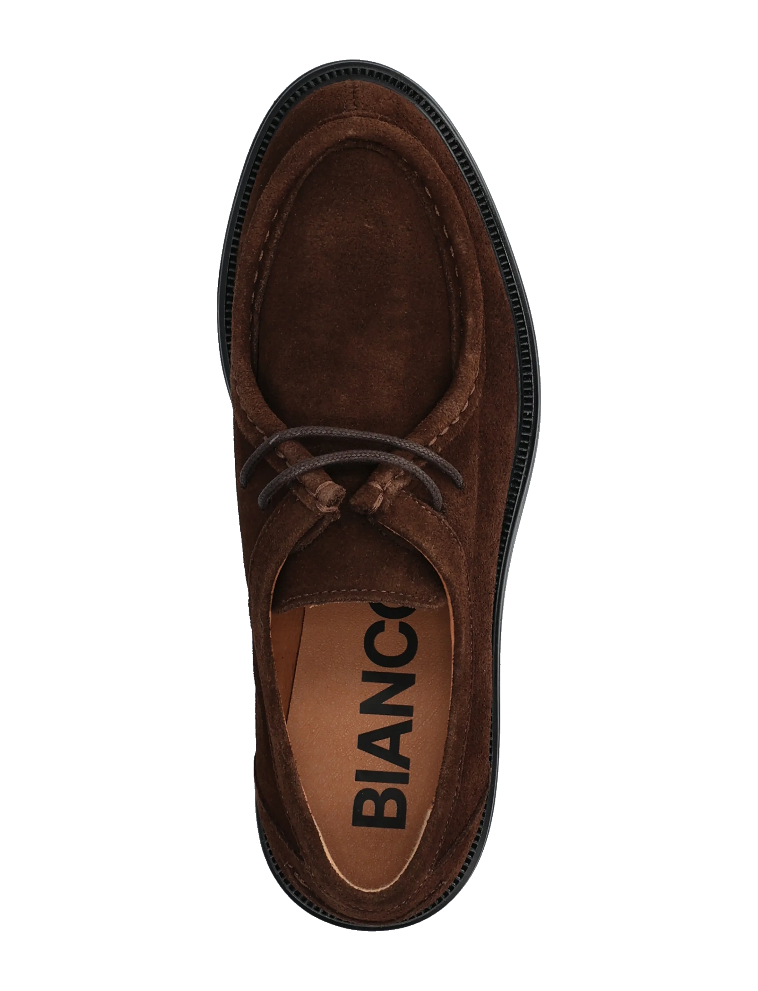 Bianco - BIAADDA Moctoe Shoe Suede - sejlersko - dark brown - 3
