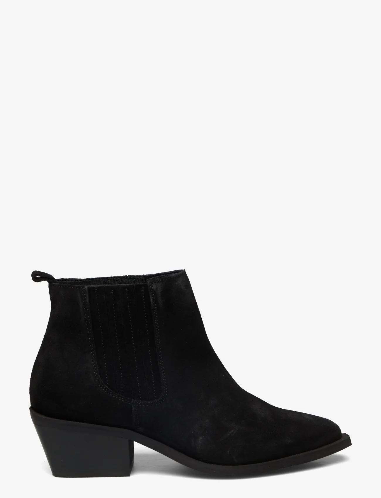 Bianco - BIAMONA Western Boot Low Chelsea Suede - chelsea boots - black - 1