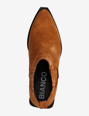 Bianco - BIAMONA Western Boot Low Chelsea Suede - chelsea boots - camel - 3