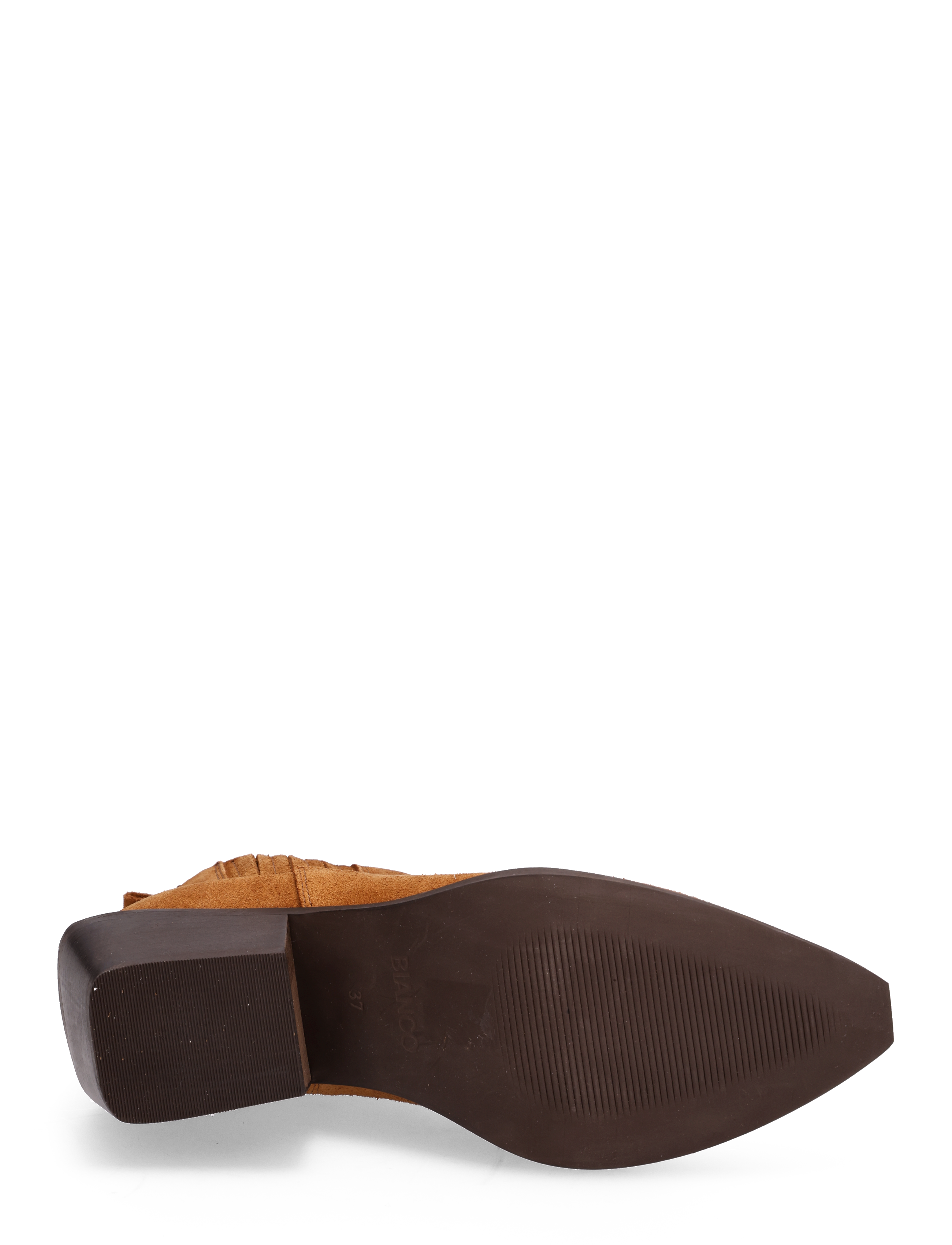 Bianco - BIAMONA Western Boot Low Chelsea Suede - camel - 4