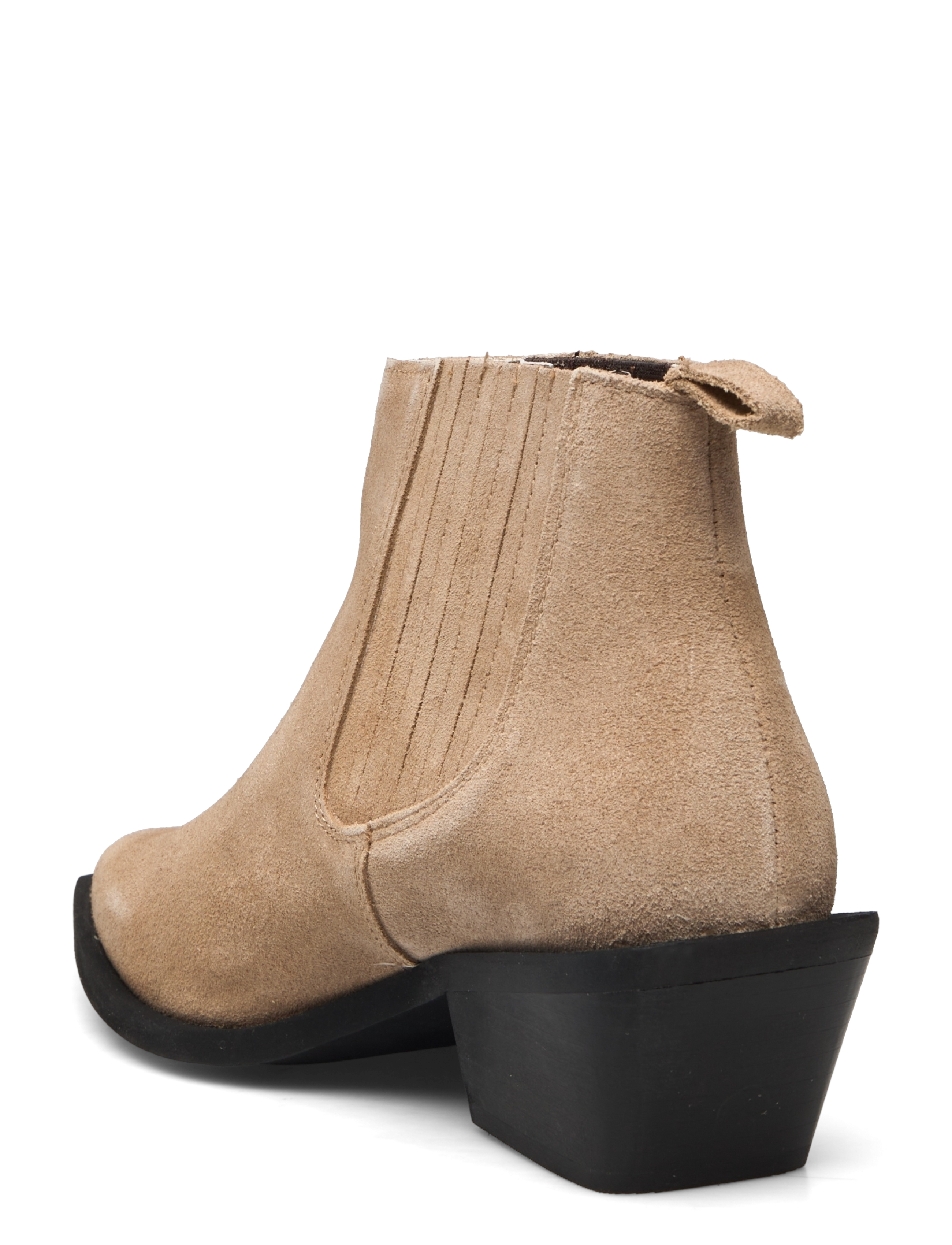 Bianco - BIAMONA Western Boot Low Chelsea Suede - sand - 2