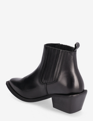 Bianco - BIAMONA Western Boot Low Chelsea Crust - high heel - black - 2