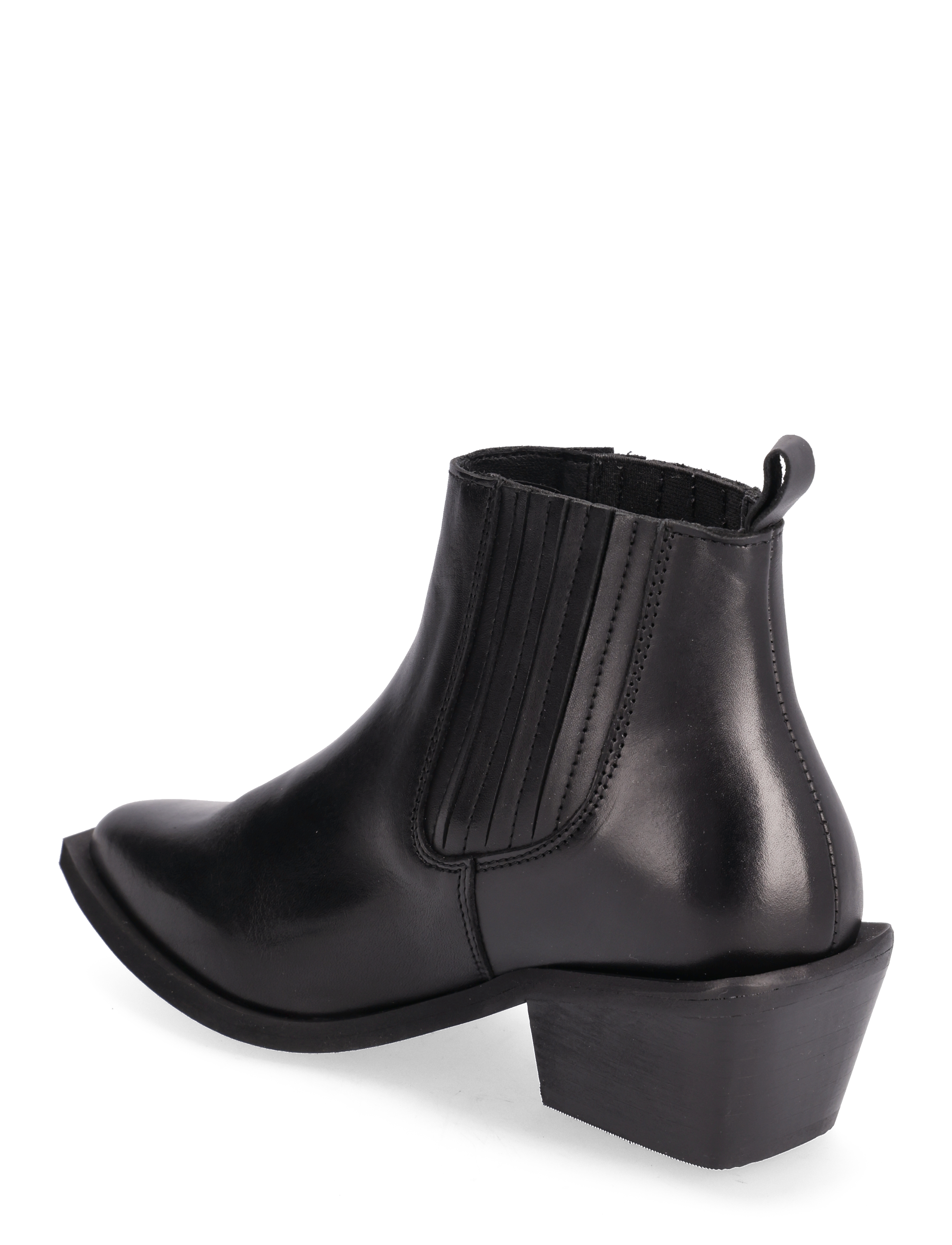Bianco - BIAMONA Western Boot Low Chelsea Crust - aukštakulniai aulinukai iki kulkšnių - black - 2