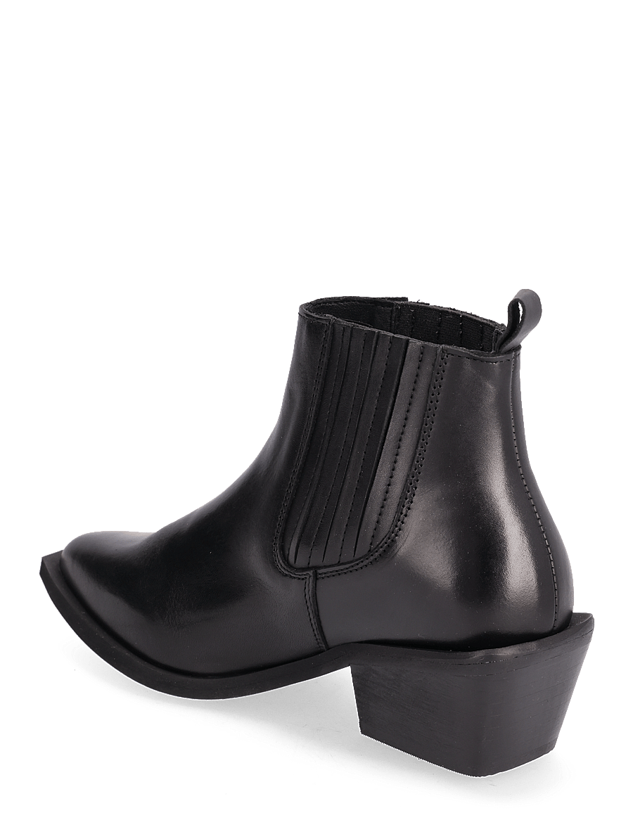 Bianco - BIAMONA Western Boot Low Chelsea Crust - støvletter - black - 2