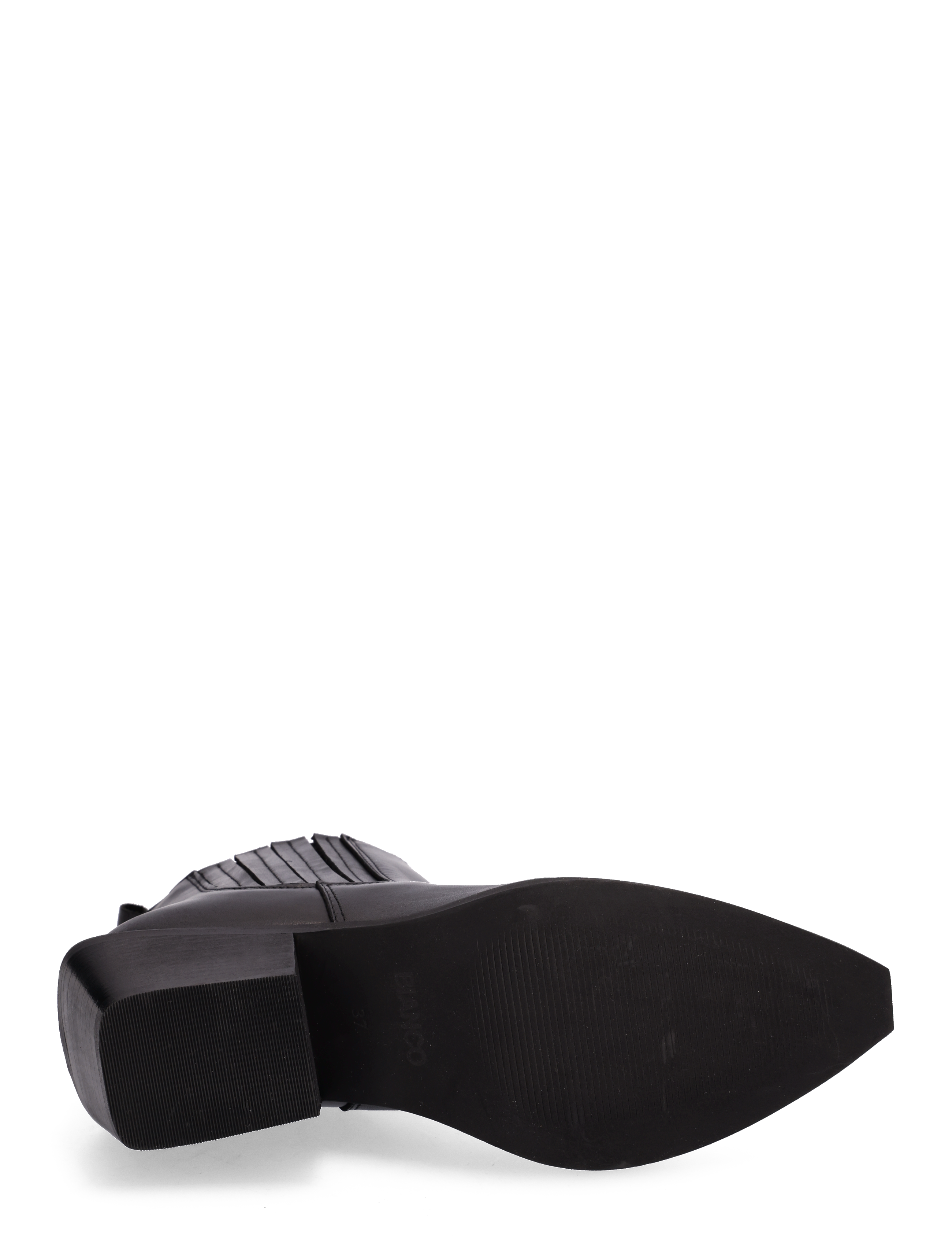 Bianco - BIAMONA Western Boot Low Chelsea Crust - aukštakulniai aulinukai iki kulkšnių - black - 4