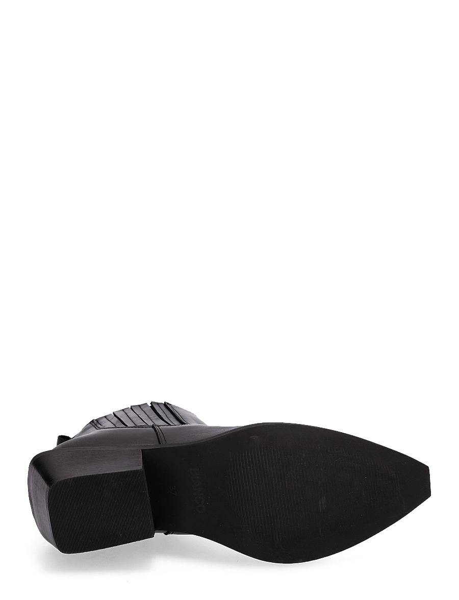 Bianco - BIAMONA Western Boot Low Chelsea Crust - støvletter - black - 4