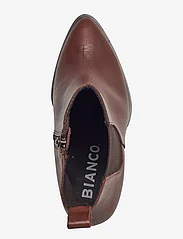 Bianco - BIAGABRIELLA Chelsea Boot Crust - høye hæler - dark brown - 3