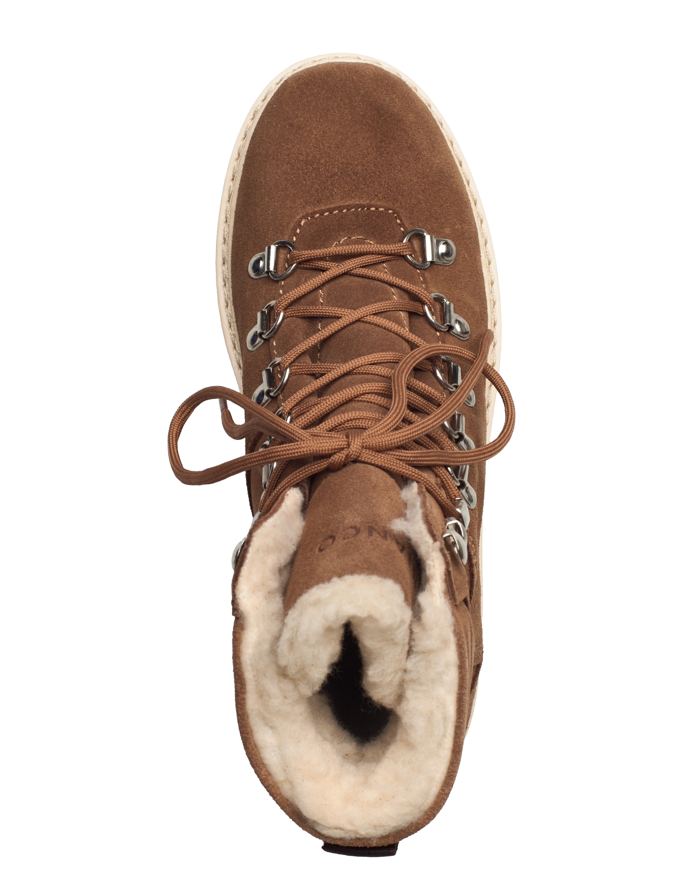 Bianco - BIAGABY Classic Hiking Boot Suede - camel - 3