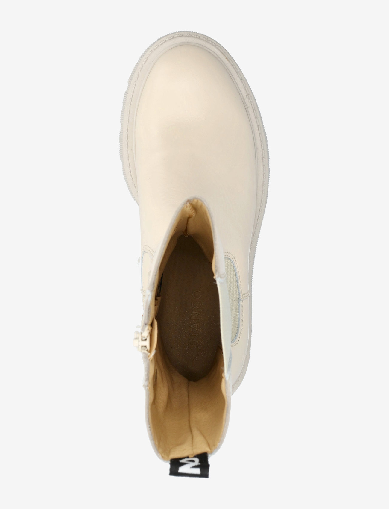 Bianco - BIAGARBI High Chelsea Boot Crust - chelsea boots - beige - 3