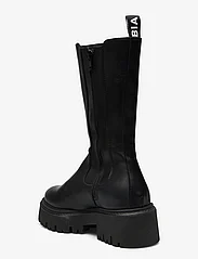 Bianco - BIAGARBI High Chelsea Boot Crust - chelsea boots - black - 2