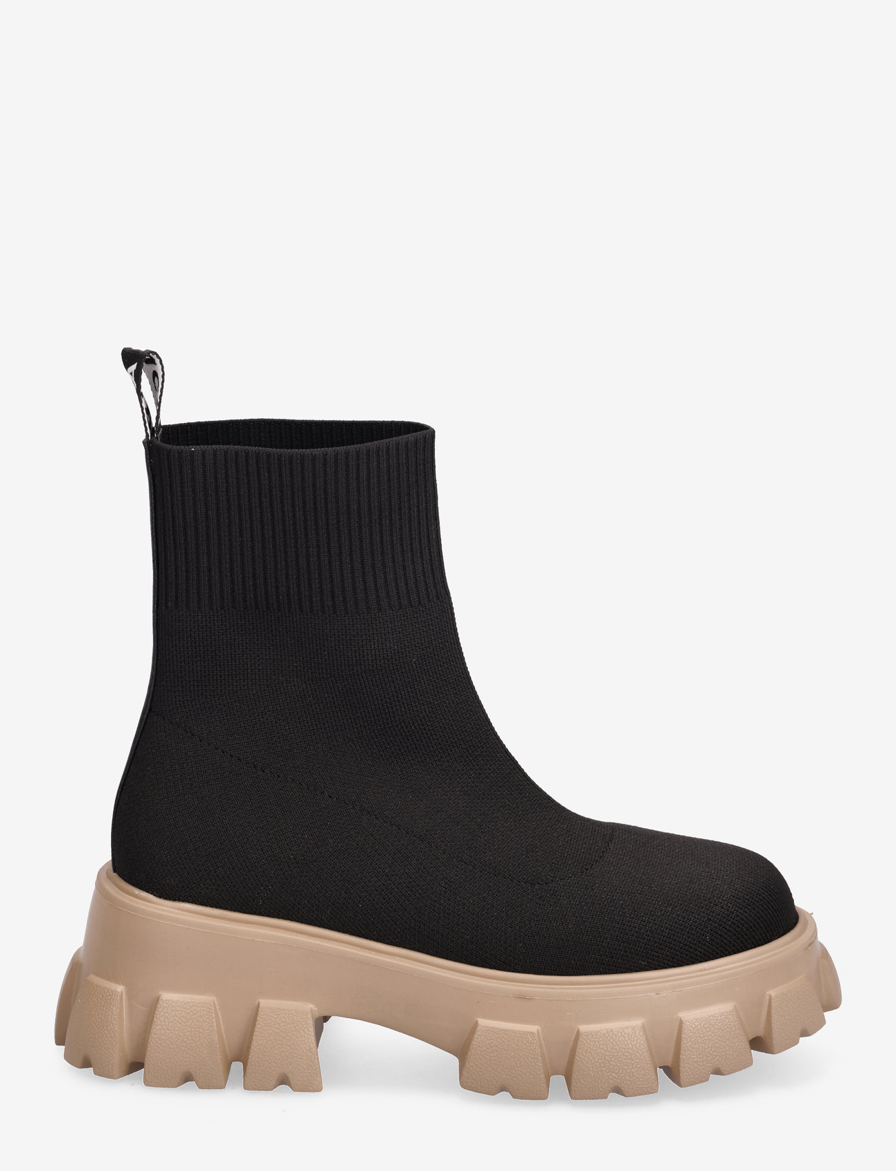 Bianco - BIAPRIMA Sock Boot Knit - flache stiefeletten - black nougat - 1