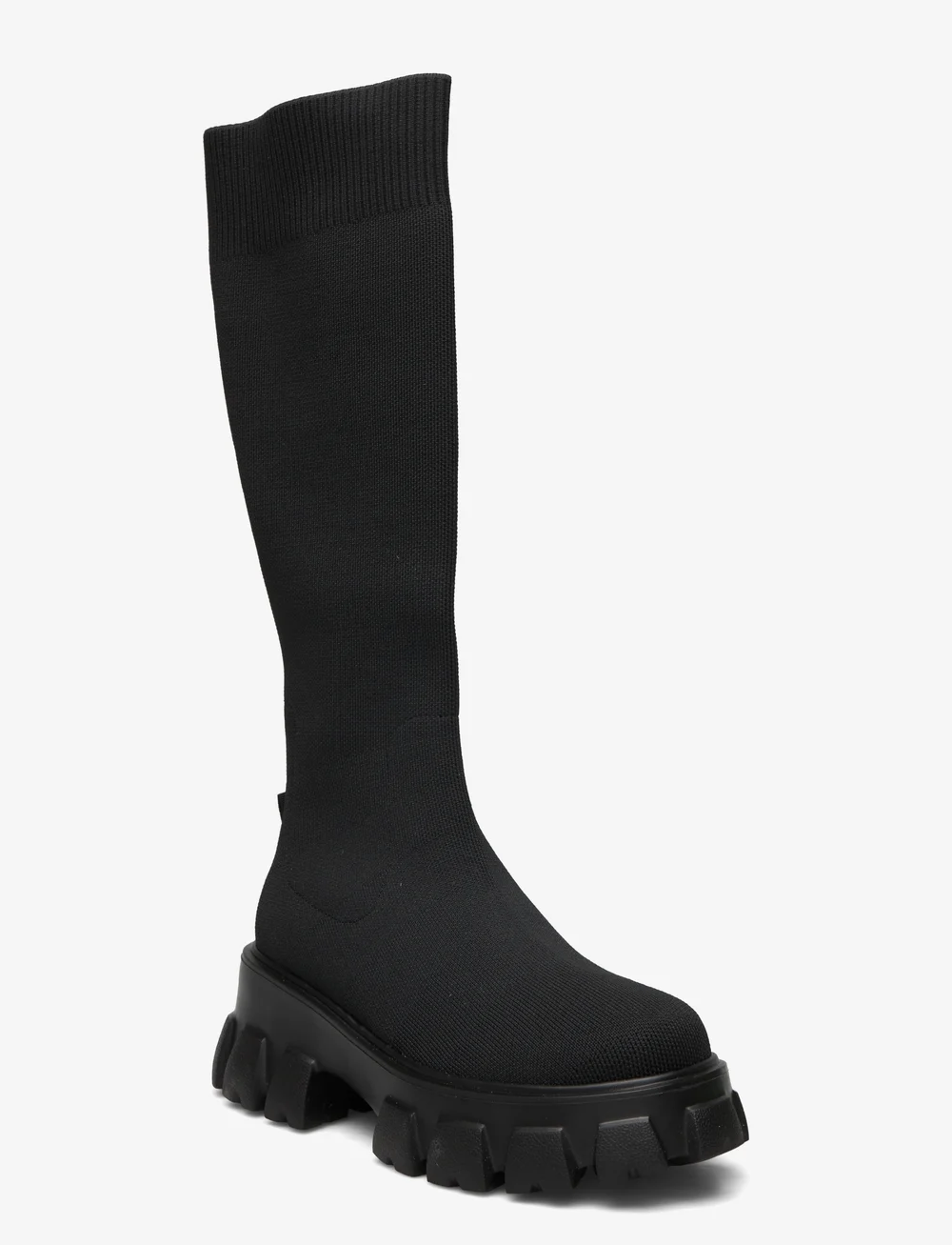 Bianco - BIAPRIMA Knee High Sock Boot Knit - knähöga stövlar - black - 0