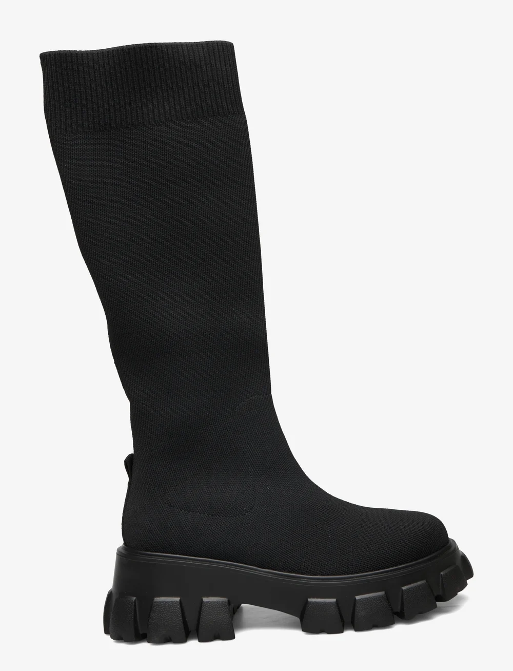 Bianco - BIAPRIMA Knee High Sock Boot Knit - knähöga stövlar - black - 1