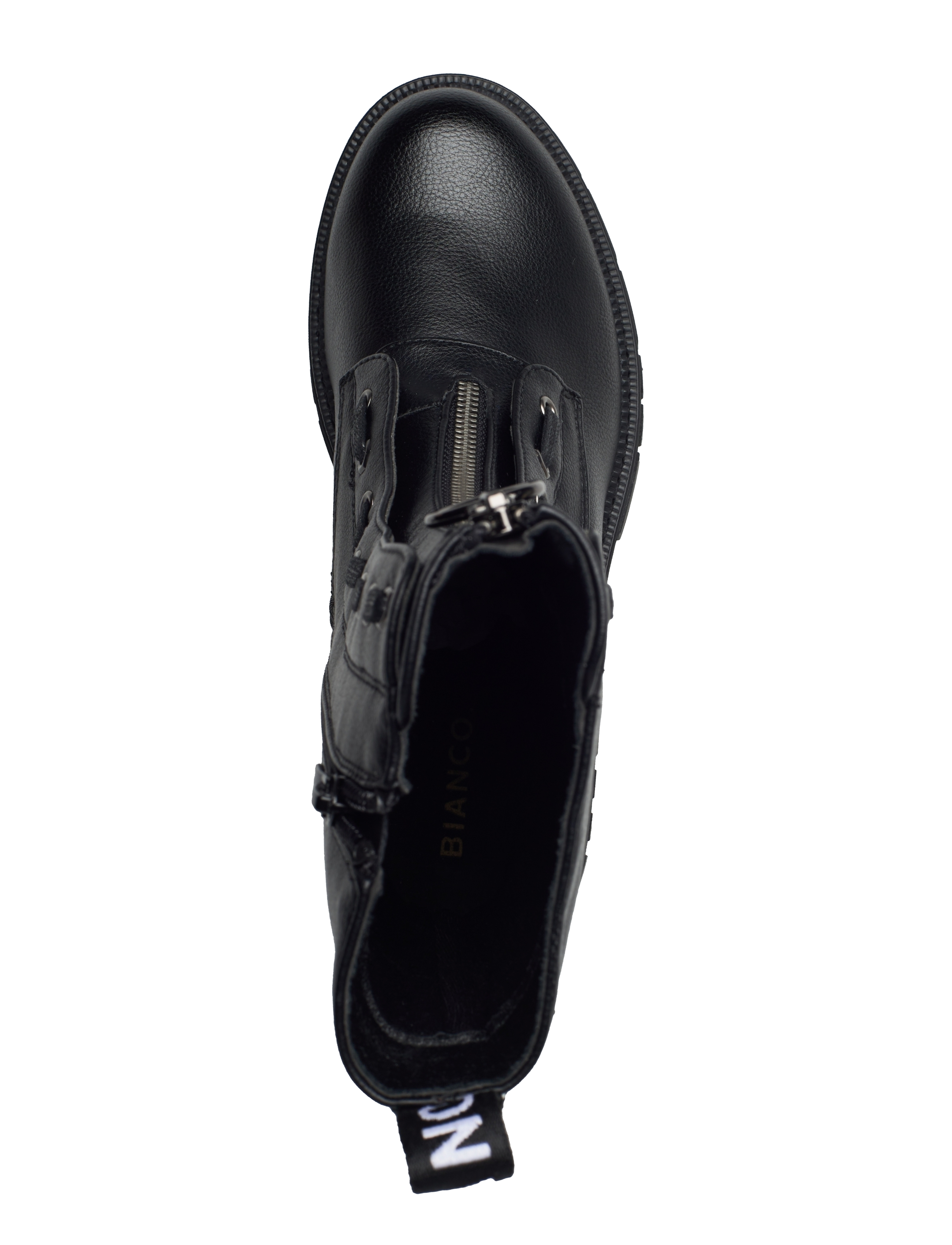 Bianco - BIAGABBI Zip Laced Up Boot Carnation - black - 3