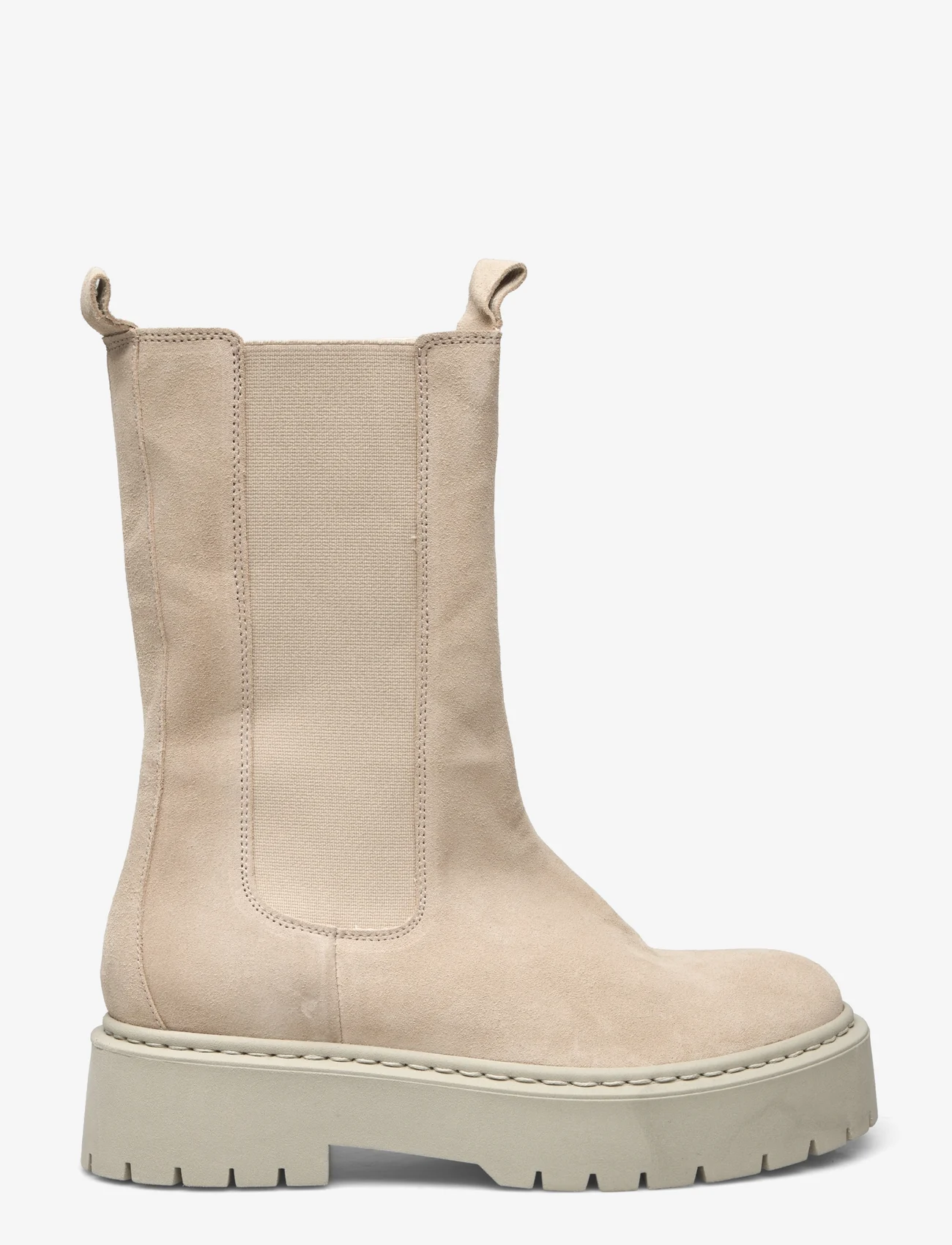 Bianco - BIADEB Long Boot Suede - chelsea boots - sand - 1