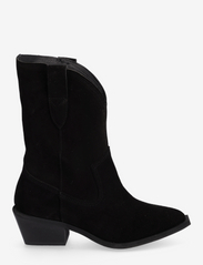 Bianco - BIAMONA Western Boot Mid Suede - korolliset nilkkurit - black - 1