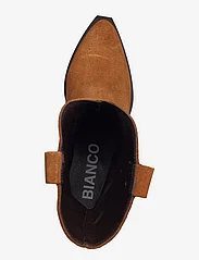 Bianco - BIAMONA Western Boot Mid Suede - high heel - camel - 3