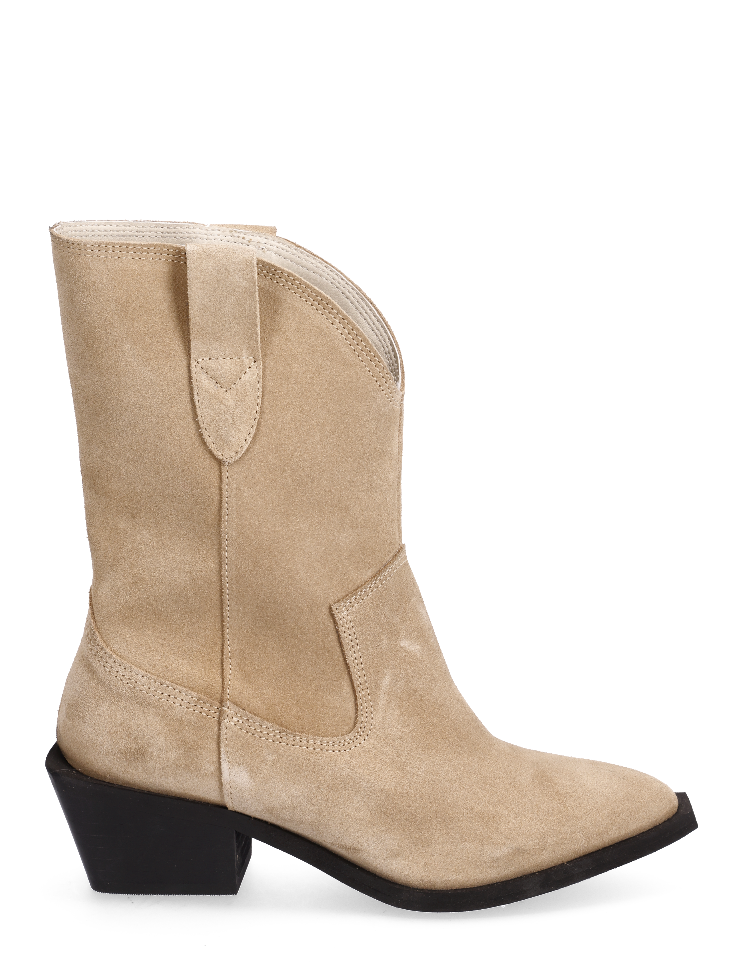 Bianco - BIAMONA Western Boot Mid Suede - sand - 2