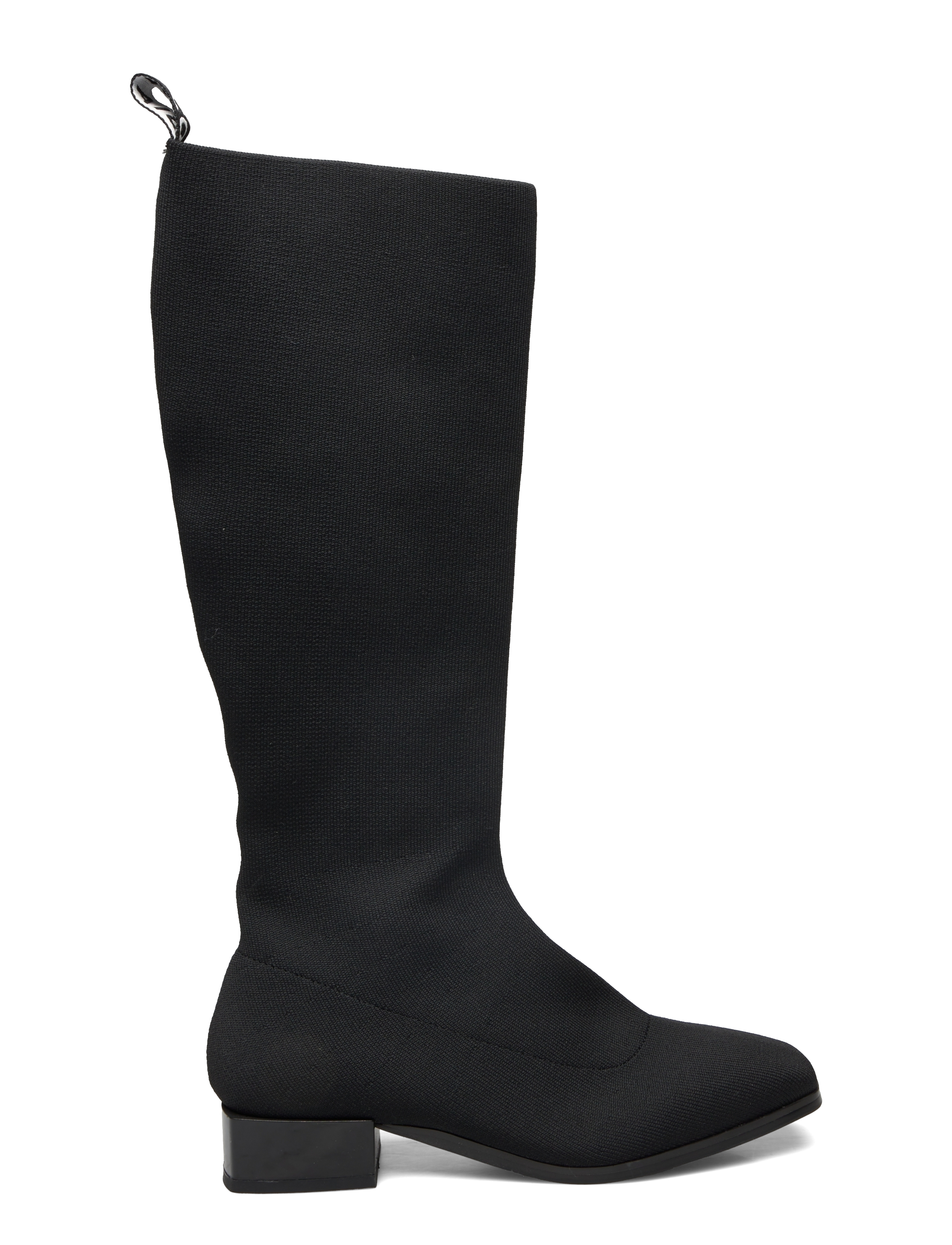 Bianco - BIADIANA Square Boot Knitted - black - 2